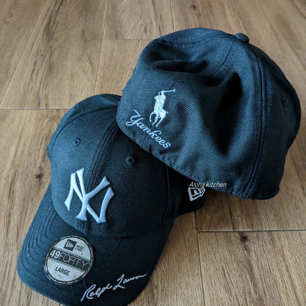 【訳アリ 新品 】ステッカー汚れあり 49 FORTY ラルフローレン ヤンキース ニューエラ コラボ キャップ 帽子 NEW ERA × RALPH  LAUREN × YANKEES