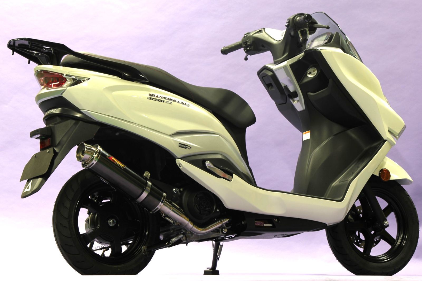 リアルスピード バーグマン125 ( EA23M ) メテオ チタン マフラー Realspeed ( リアルスピード ) バーグマン ストリート125 EX ( 8BJ