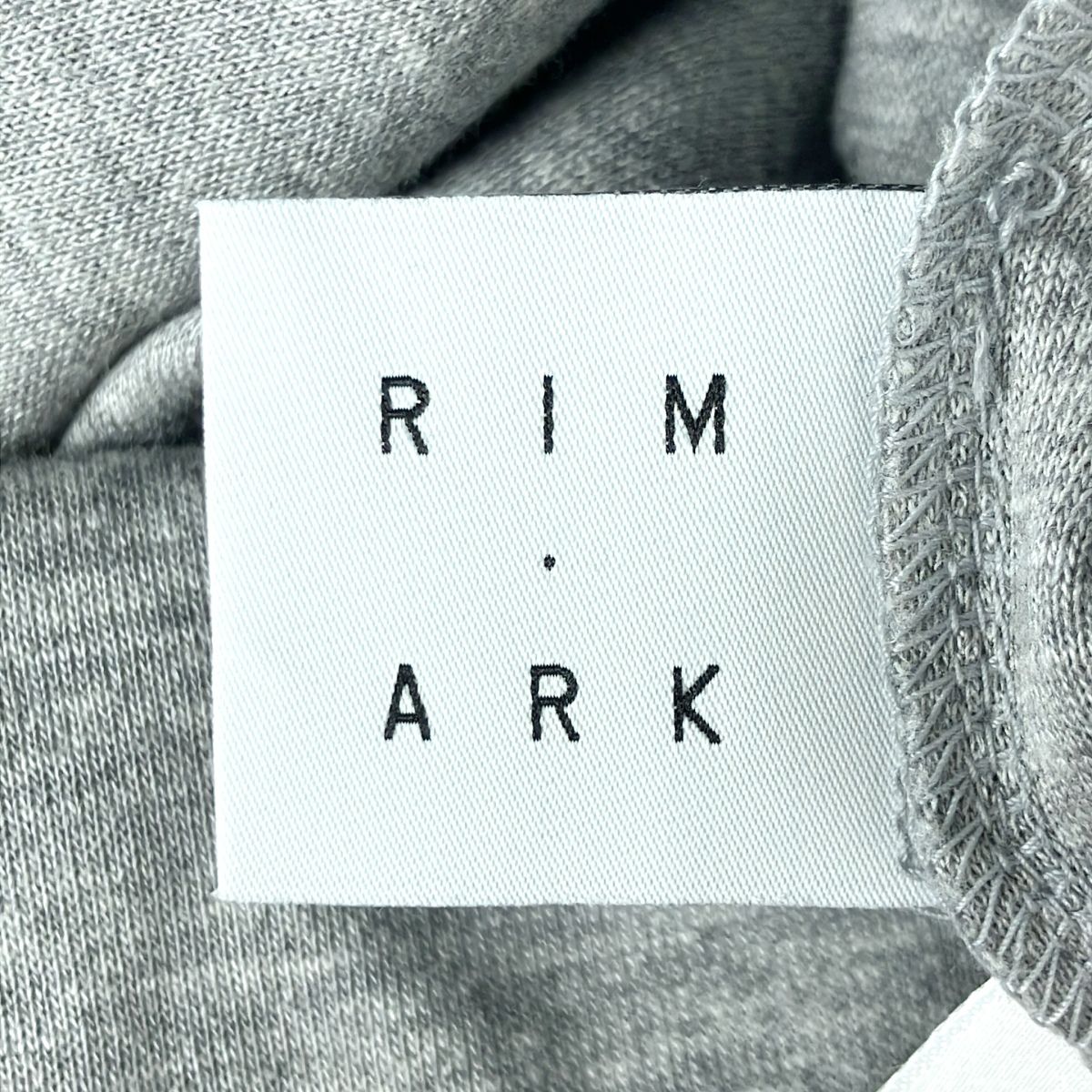 RIM.ARK - RIM.ARK リムアーク 25SS Side zip h/s PO サイドジップTシャツ 460ISN80-0601 グレー F RIM.ARK リムアーク 25SS Side zip h/s PO サイドジップTシャツ