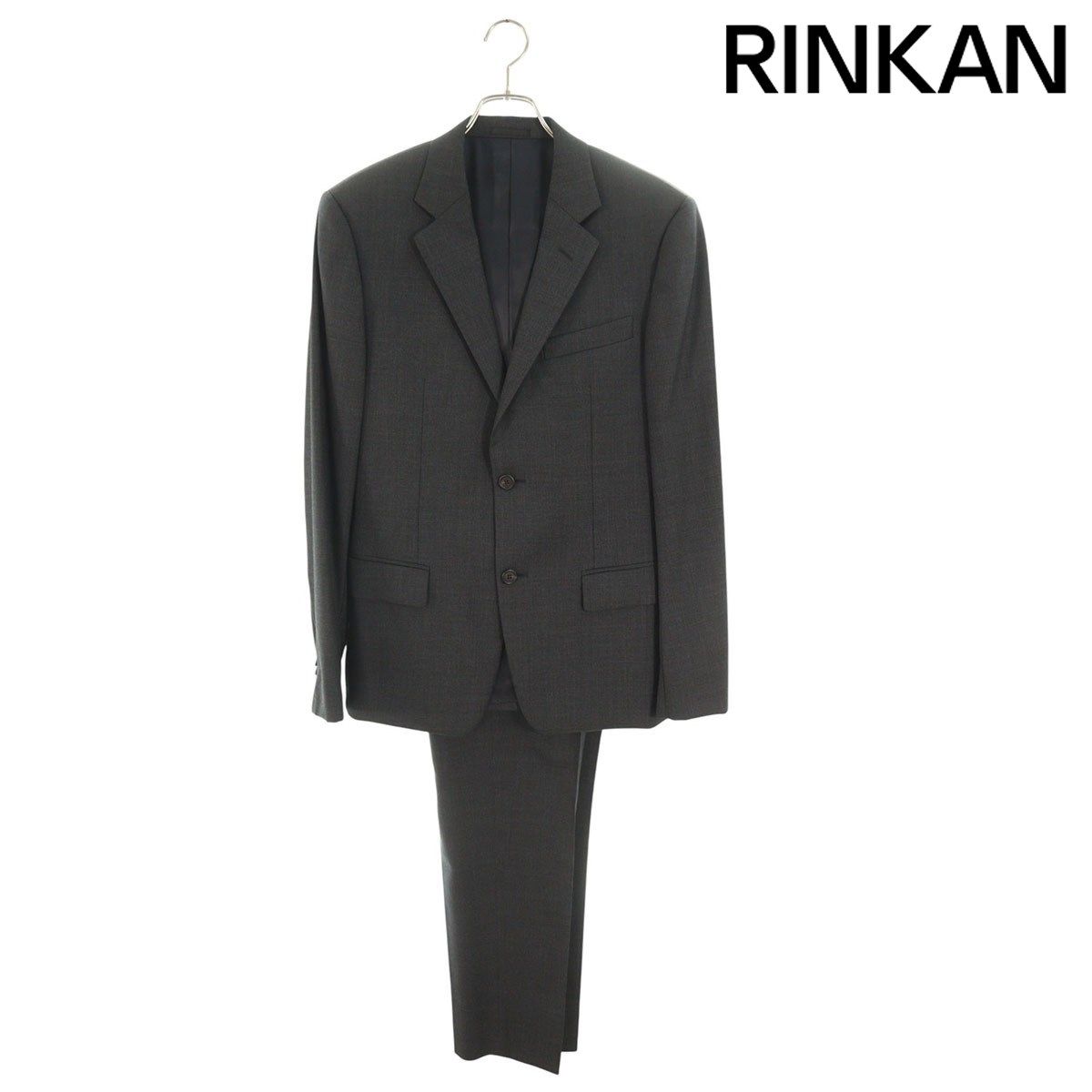 プラダ UAF367 2ボタンテーラードスーツセットアップ メンズ 48R