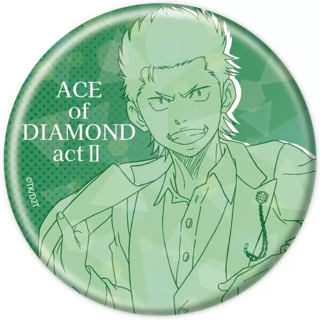 中古】バッジ・ビンズ B.倉持洋一 「ダイヤのA actII ホログラム缶