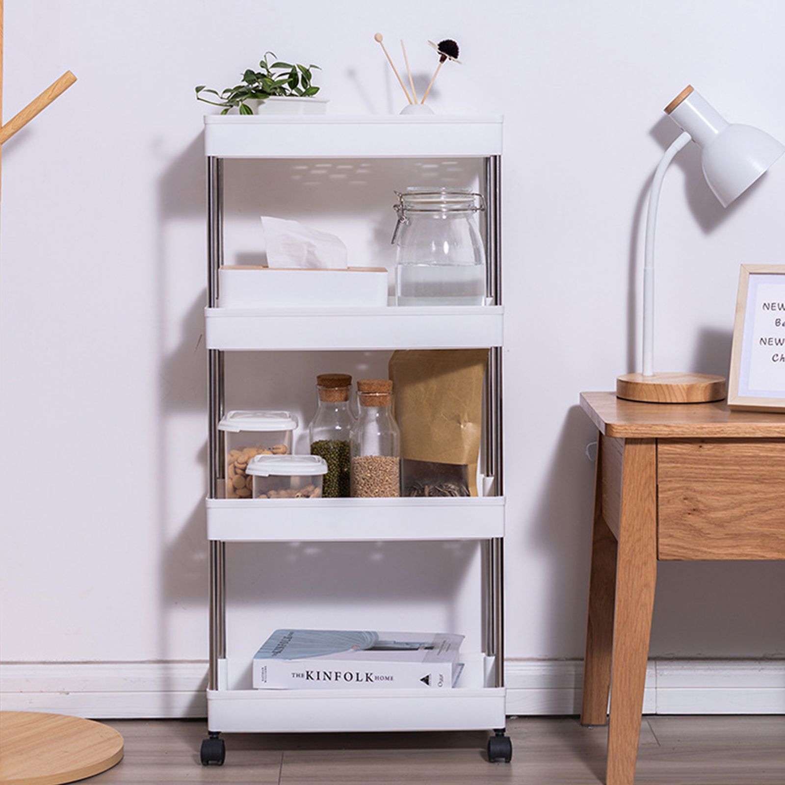 ワゴン お洒落で機能的なキッチン収納作業スペース ラック ワゴン お洒落で機能的なキッチン収納作業スペース ラック