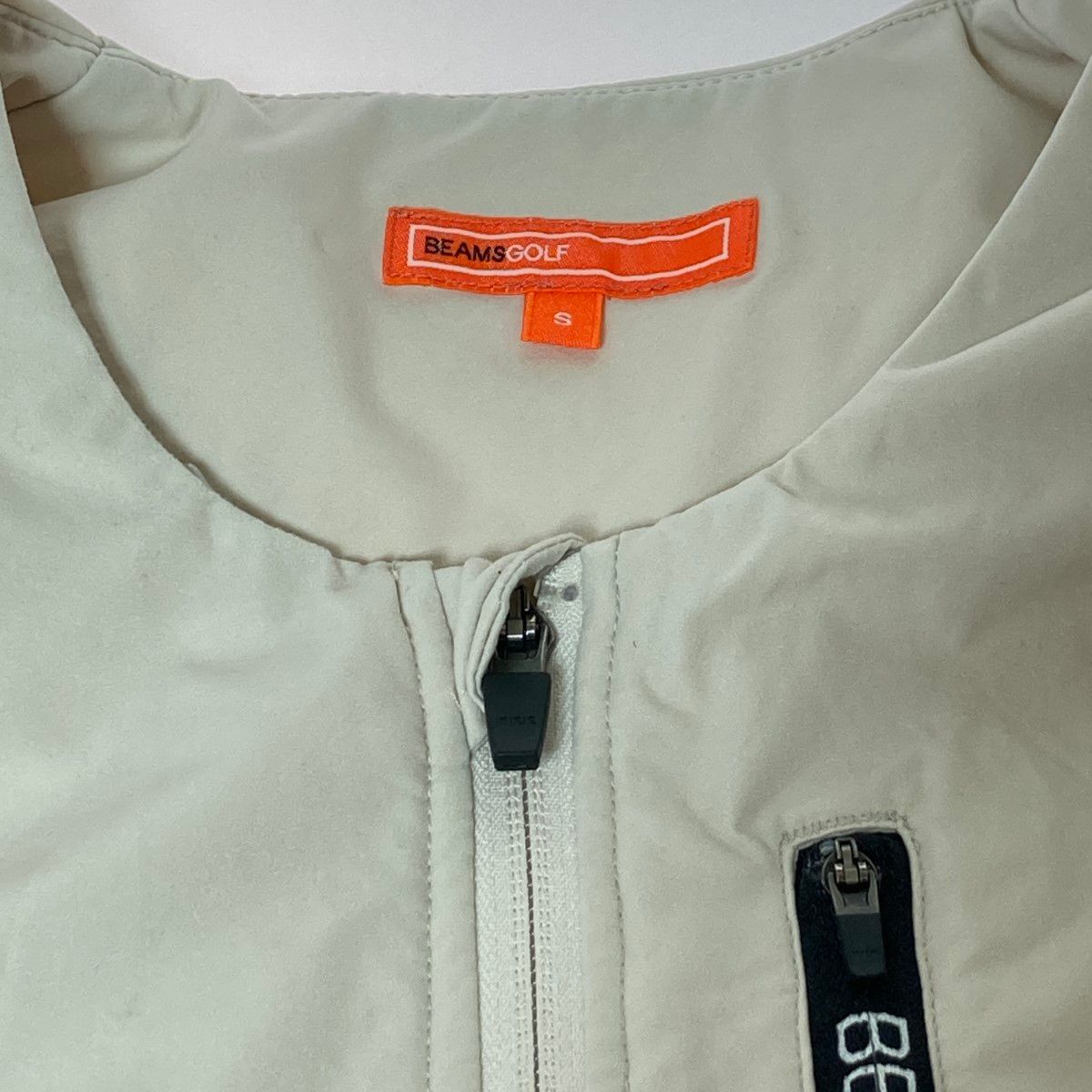 BEAMS GOLF メンズ ゴルフ 中綿 ノーカラー ブルゾン ジャケット S