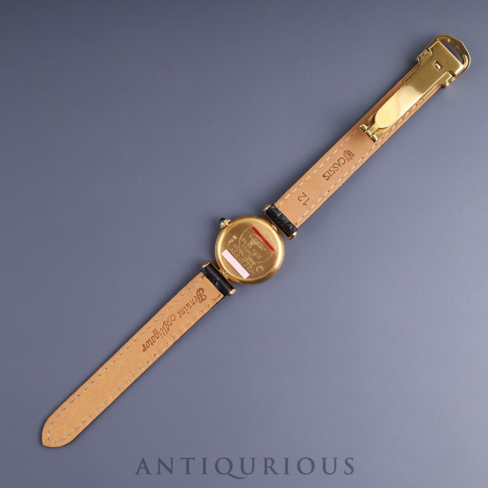 カルティエ マストコリゼ W1006654/1902 クォーツ Cal.90.06 SV925 革