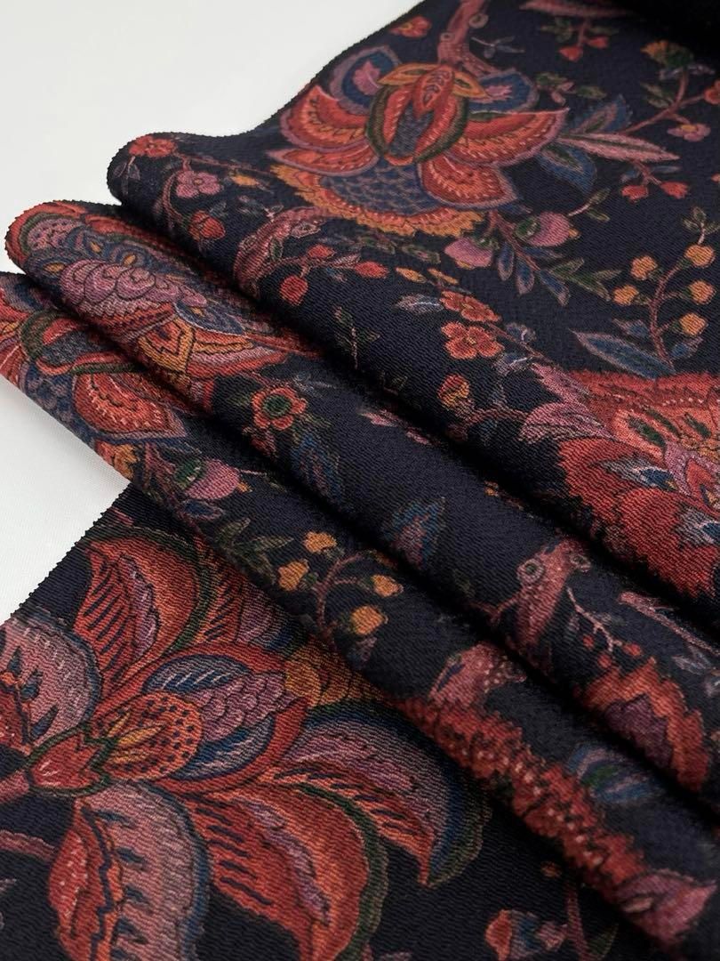 小紋 全体柄 楓 正絹 反物 小紋 全体柄 楓 正絹 反物 小紋 全体柄 楓 正絹 反物 楽天市場】【小紋