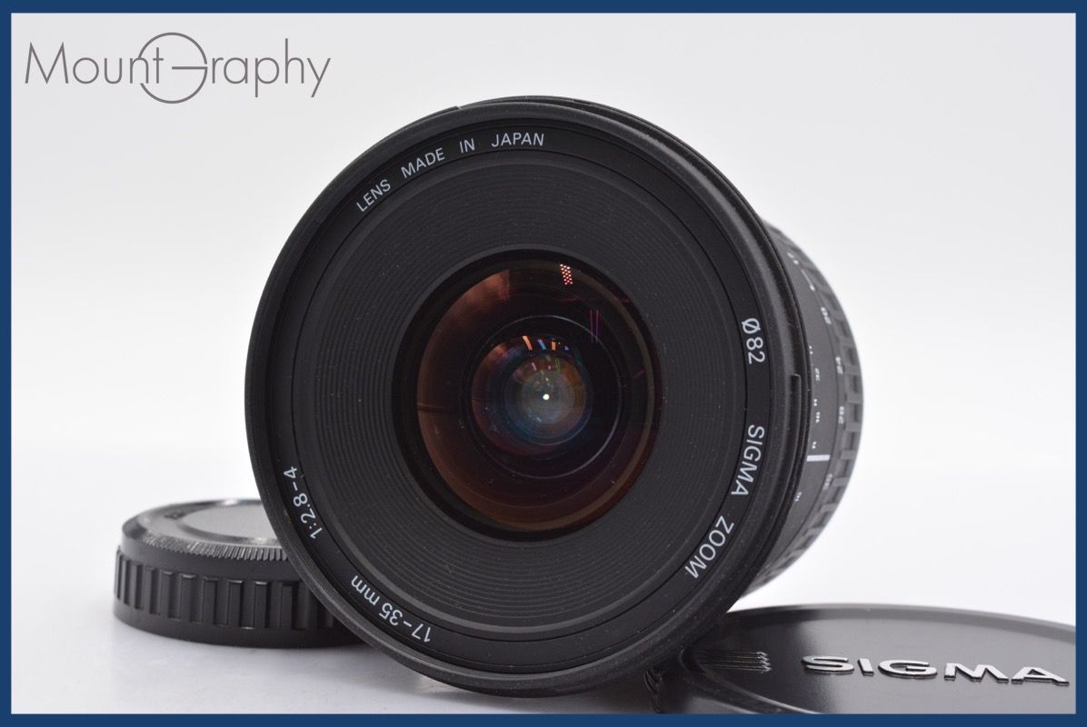 上 シグマ SIGMA EX ASPHERICAL 17-35mm F2.8-4 前後キャップ付 ペンタックスK用 AF 完動 同梱可 yk2694