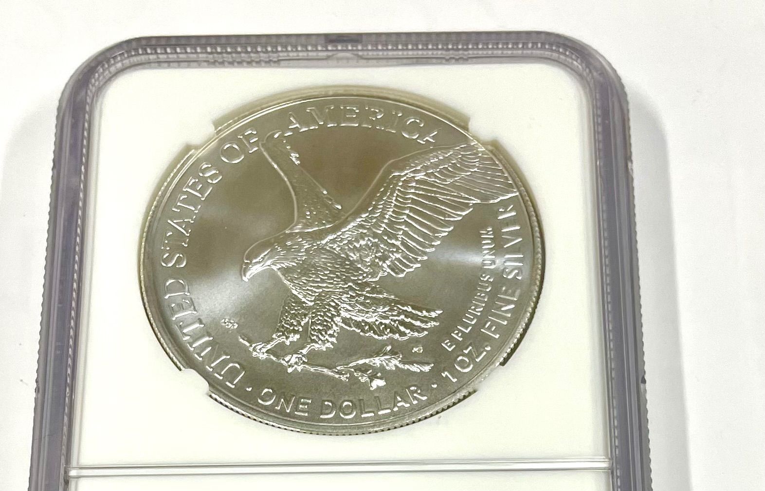 コレクション ☆NGC最高鑑定☆ 2022 Eagle S$1 アメリカ イーグル銀貨