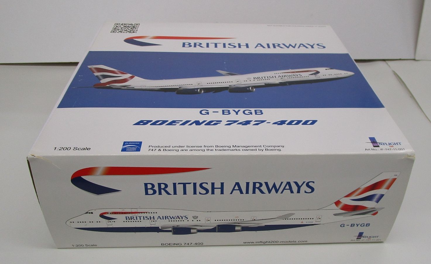 インフライト 1/200 B747-400 ブリティッシュ・エアウェイズ G