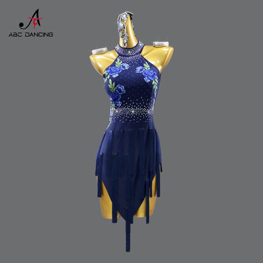 ♥ 感 社交ダンス ドレス レディース 競技用 ステージ 舞台衣装 発表会 ダンスウェア ラテン サンバ ルンバ チャチャ ワルツ タンゴ モダンダンス スタンダード パーティー 演出服 フラメンコ ベリーダンス フォーマルドレス P-66