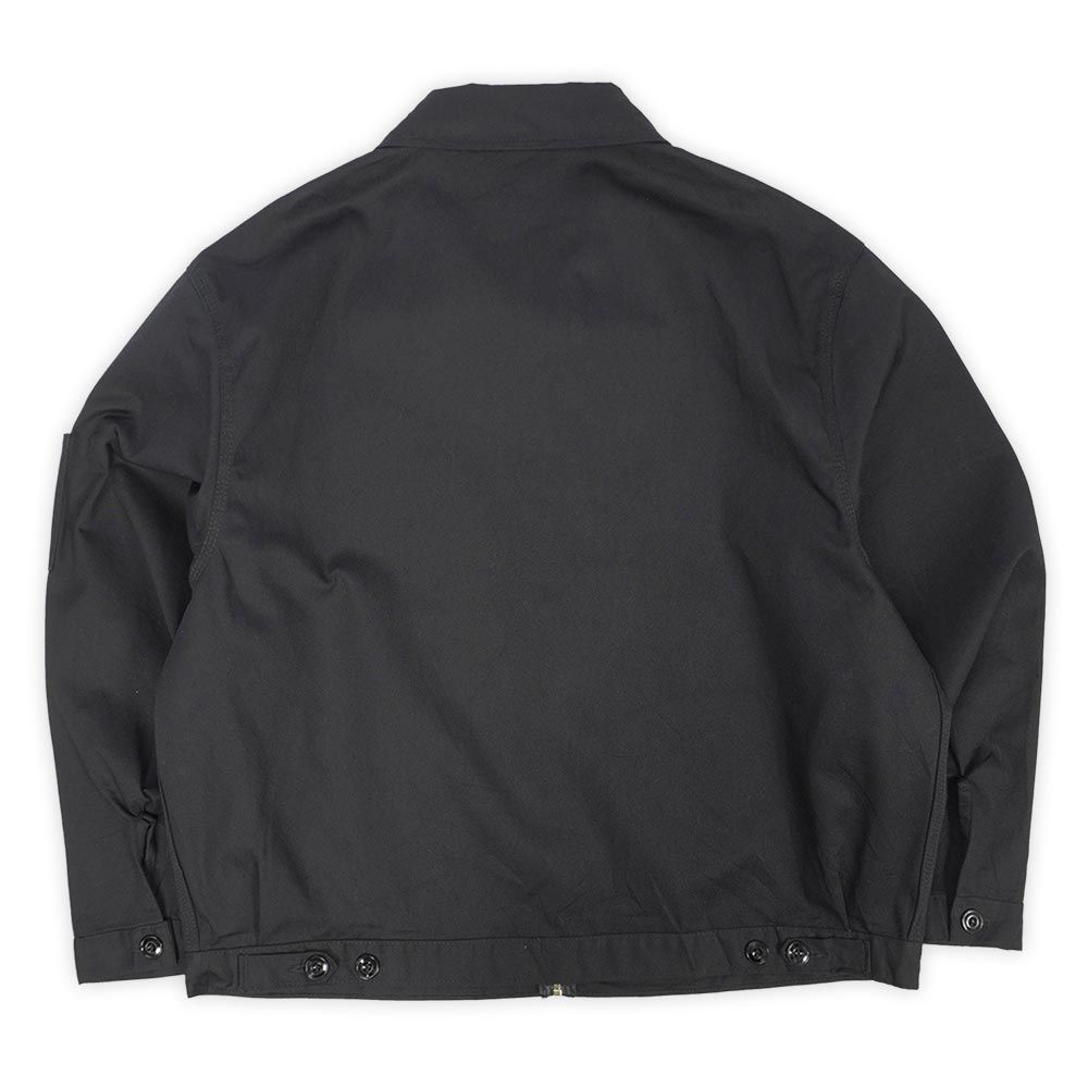 ディッキーズ Dickies 00s 2000年代 アイゼンハワージャケット 企業ロゴ刺繍 874 チビタグ USA ヴィンテージ アメリカ 古着 メンズ コート ジャケット ブラック 黒 XL