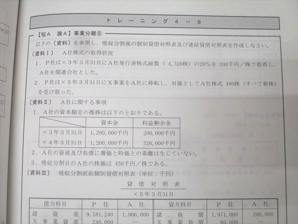 TAC 公認会計士 会計学 財務会計論 テキスト/トレーニング1〜9/過去問題集等 2025年合格目標セット 計21冊 ★ 000L4D TAC 公認会計士 会計学 財務会計論 テキスト/トレーニング1～9