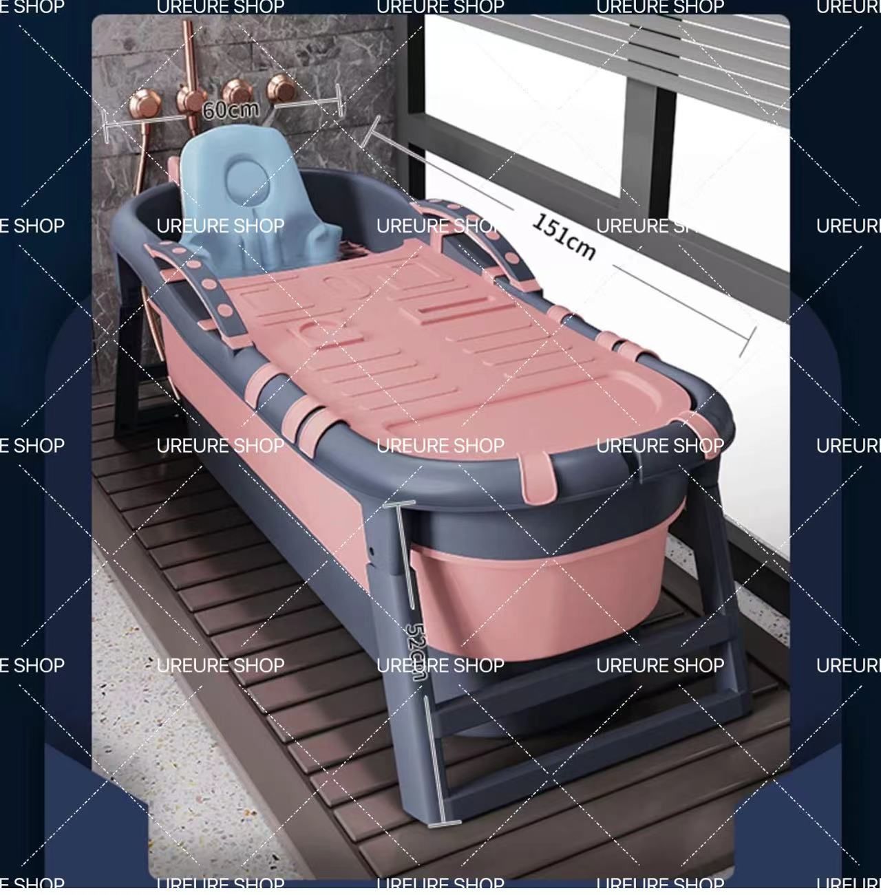 バスタブ折りたたみ大型浴槽ポータブルお風呂の浴槽家庭用風呂バケッツふた付き簡易保温バスタブ滑り止め大人子供赤ちゃんバスルームバスタ
