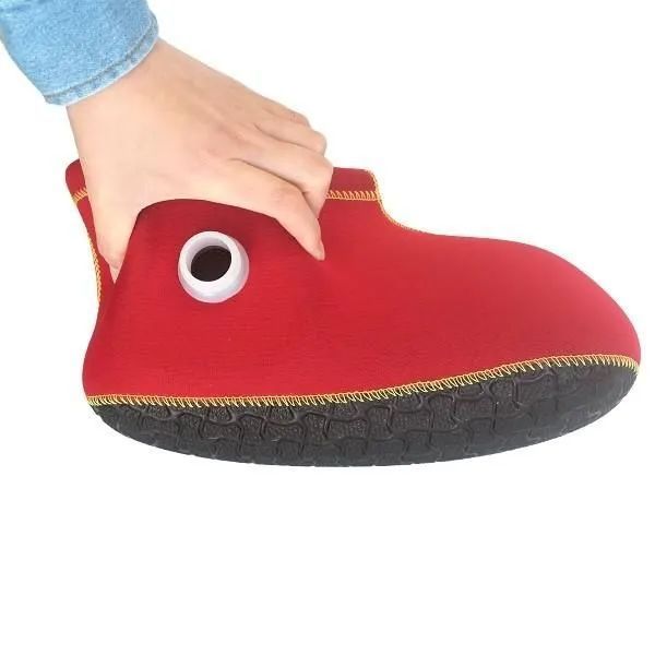 やわらか湯たんぽ 足用ショートタイプ 安い レッドM クロッツ やわらか