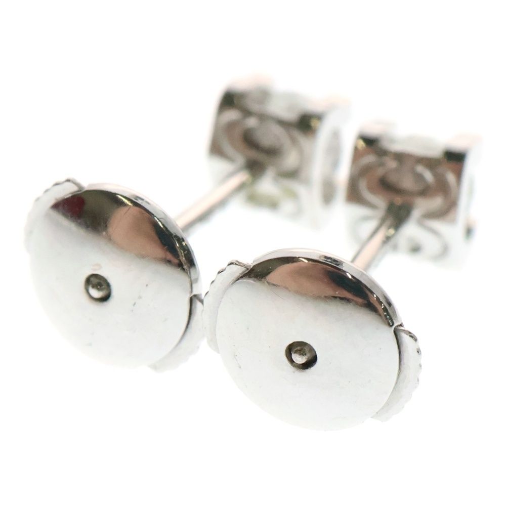 Cartier カルティエ C ドゥ カルティエ ピアス K18WG ホワイトゴールド 1Pダイヤモンド 0.18carat 両耳