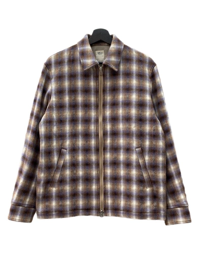 ロンハーマン Ron Herman RHC OMBRE CHECK SHIRTJACKET オンブレ チェック シャツジャケット ダブルジップ アウター 2820400063 ジャケット チェック マルチカラー Mサイズ 104MT-2104