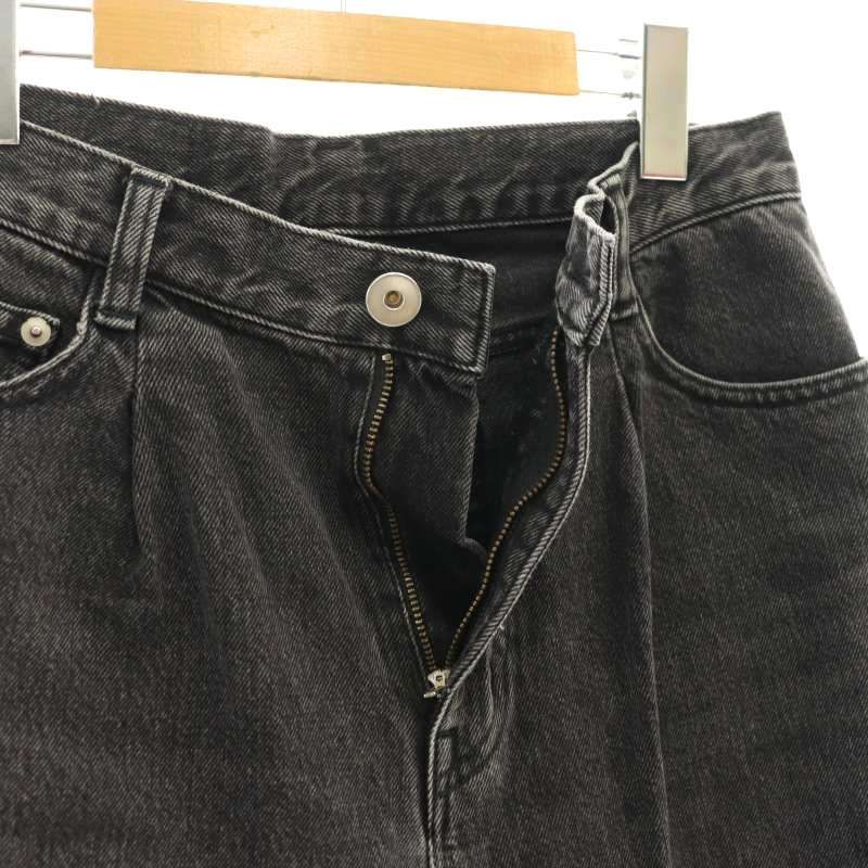 ドゥーズィエムクラス タックバギー デニム (GRY) ブラック　34 Deuxieme Classe（ドゥーズィエムクラス）の「* タックバギー