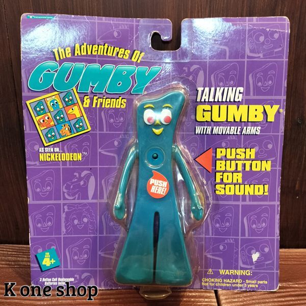 GUMBY(ガンビー) トーキング 　おもちゃ　アメリカトイ アメリカキャラクター レトロ　送料無料