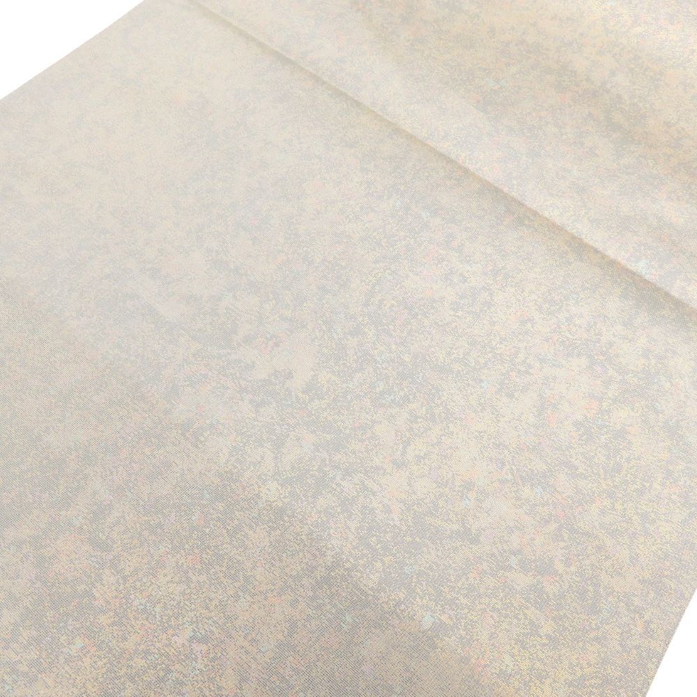 【品質保証書】  袋帯 お太鼓柄 正絹 金銀糸除く 金糸 ゴールド系 グレー系 マルチカラー 人物草花文 能 引き箔 和装 呉服 和服 きもの レディース 女性 ファッションブランド