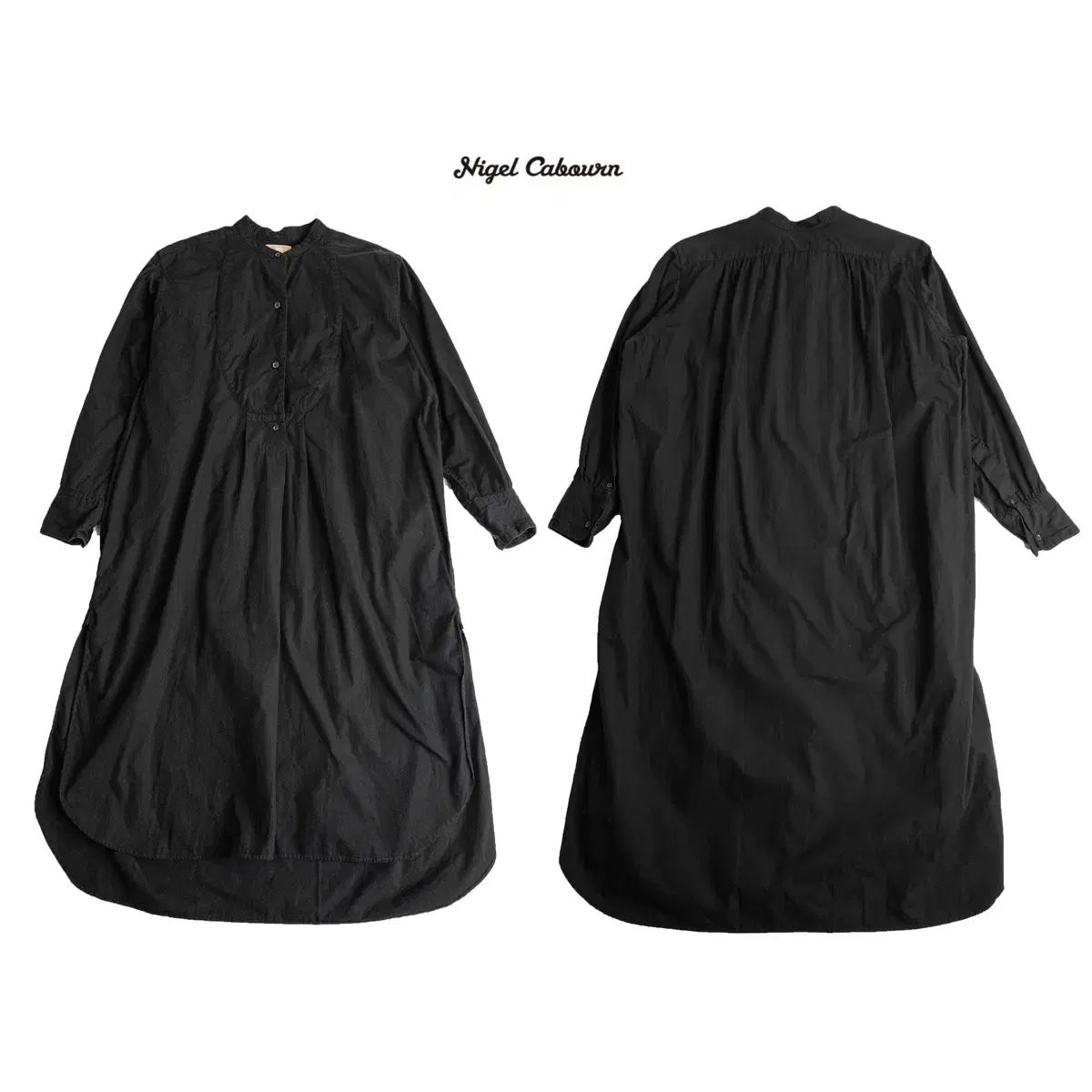 NIGEL CABOURN ナイジェルケーボン コットンシャツドレス　ワンピース NIGEL CABOURN ナイジェルケーボン コットンシャツドレスワンピース