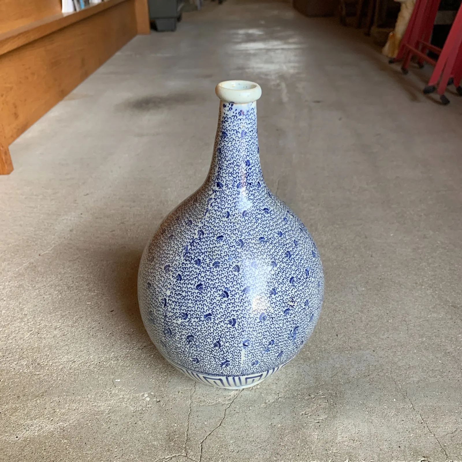 古伊万里 印判 微塵唐草 大徳利 花器 花瓶 /HM-0149 - メルカリ