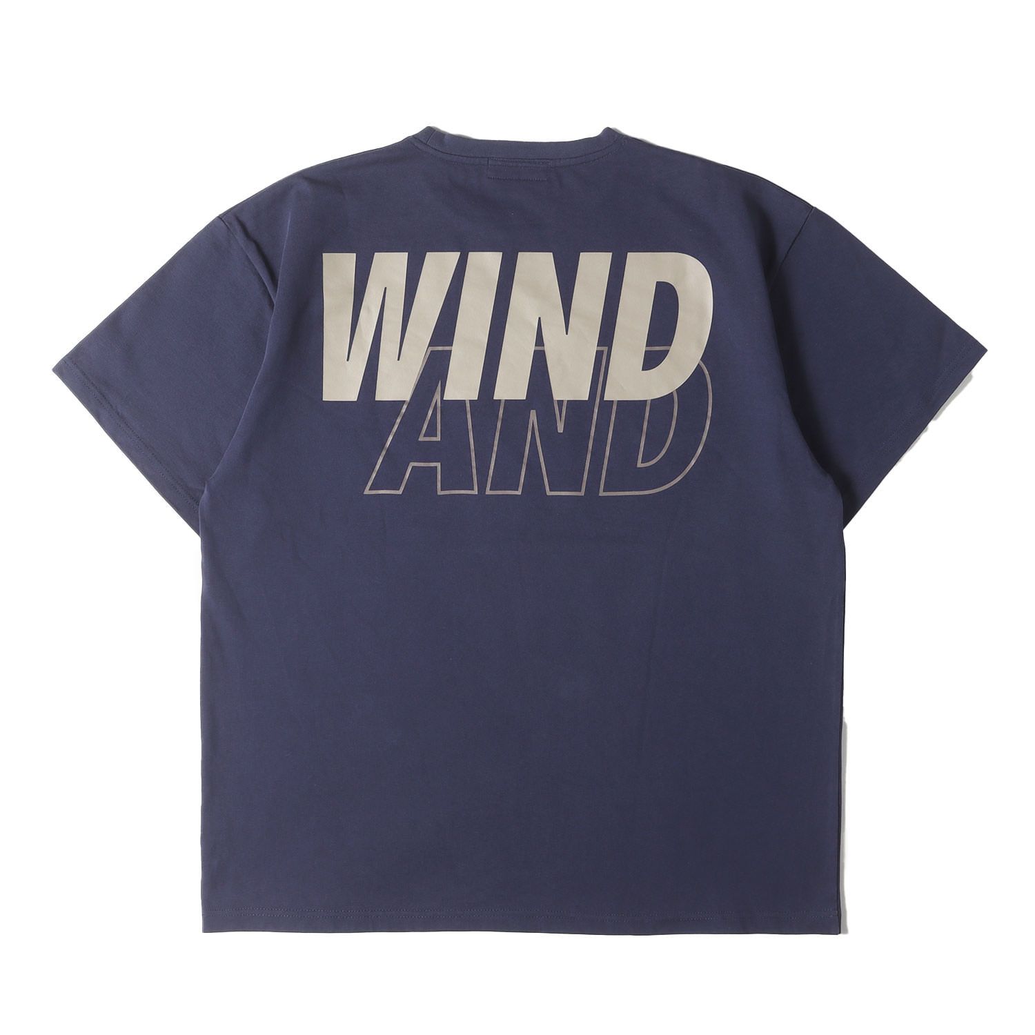 【美品】WIND AND SEA ウィンダンシー Tシャツ WIND AND SEA ウィンダンシー Tシャツ ネイビー 紺 サイズ:XL