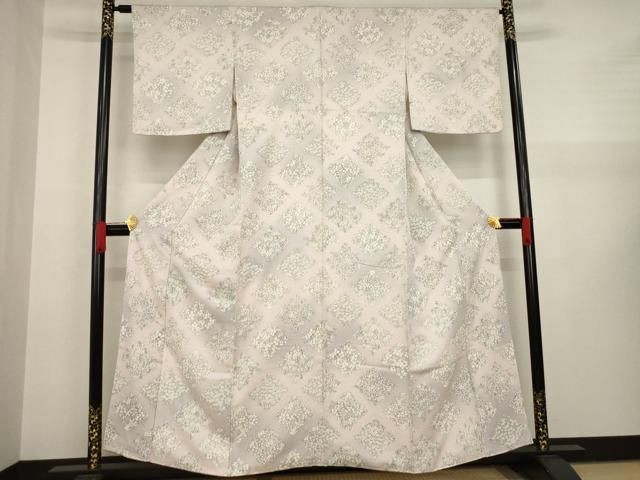 小紋 暈し染め 華文様 正絹 一斤染色 y262 小紋 暈し染め 華文様 正絹 一斤染色 y262 - メルカリ