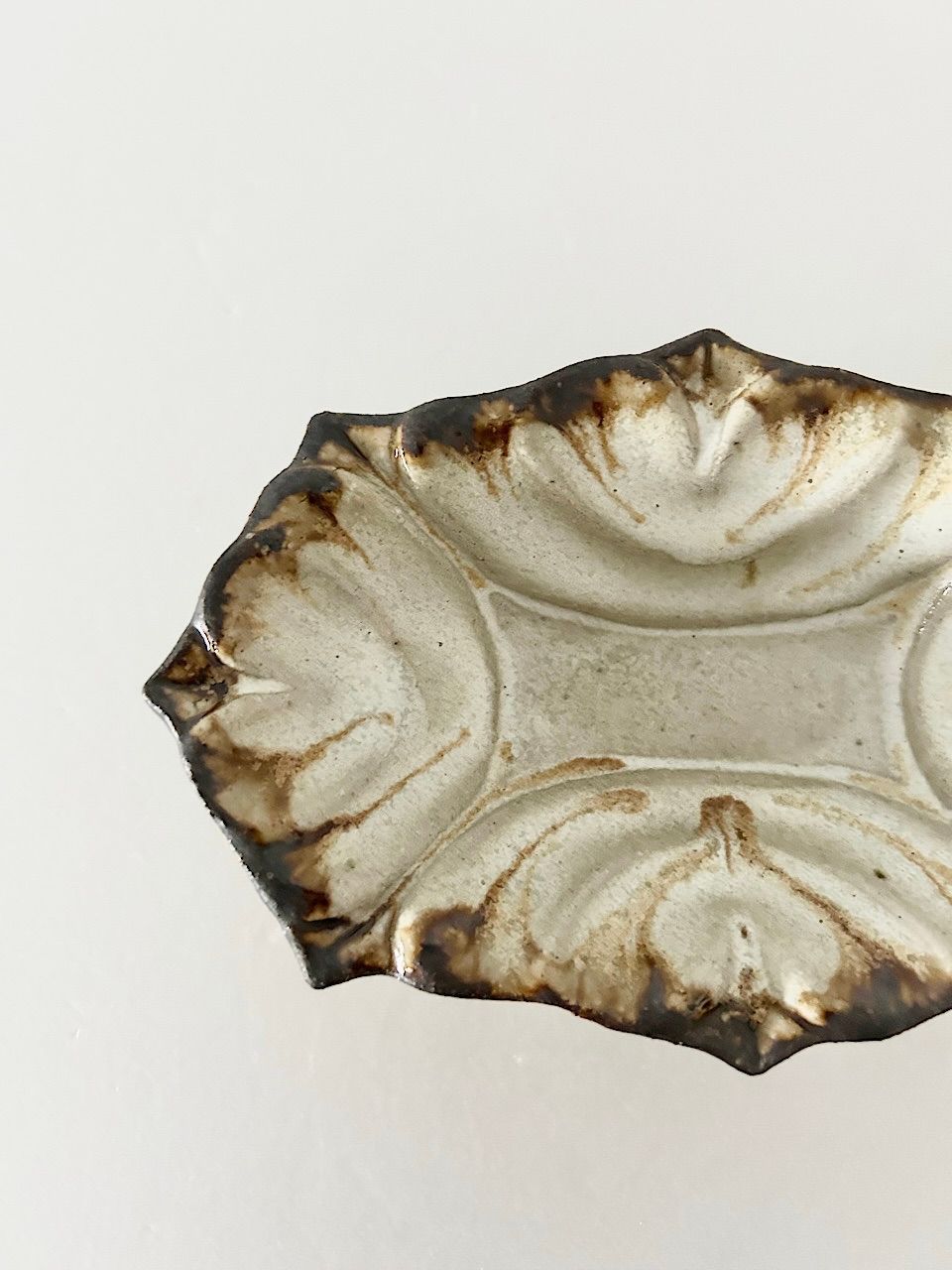 藤原純 純ホワイト ハート鉢 小鉢 4枚セット 藤原純 純ホワイト ハート