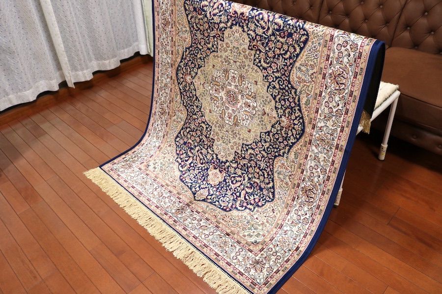 ペルシャ柄絨毯 120×160 新品未使用 カーペット 訳あり アウトレット ペルシャ柄絨毯 120×160 新品未使用 カーペット 訳あり