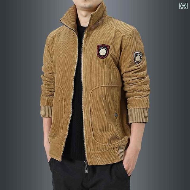 M 秋冬 コーデ メンズ 服 シンプル ファッション オシャレ 大人 かっこいい 大きいサイズ ストリート 紳士服 綿 コーデュロイ ジャケット カジュアル トップス ジャケット