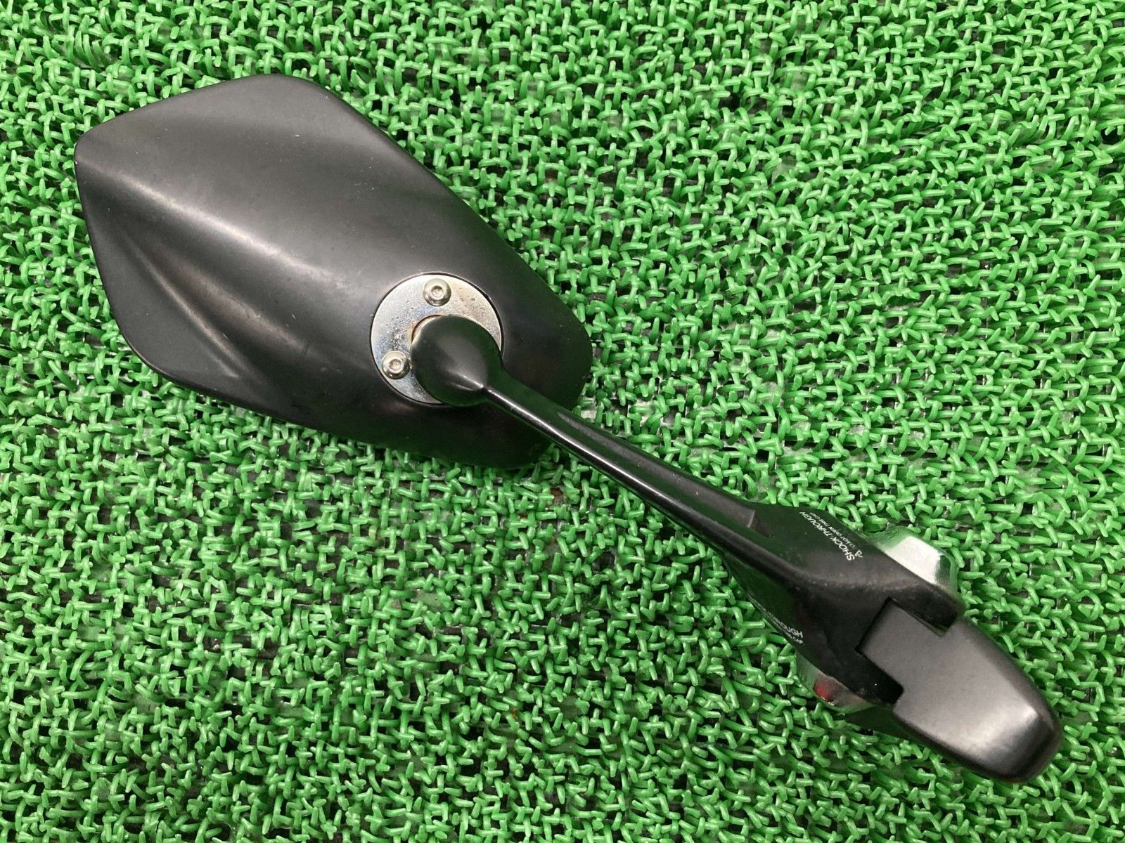 ナポレオン製ドゥカティ ミラー 片側 社外 モンスター シャークミラー6 NA-013 レイセーブ鏡 パープルレンズ 割れ欠け無し oW