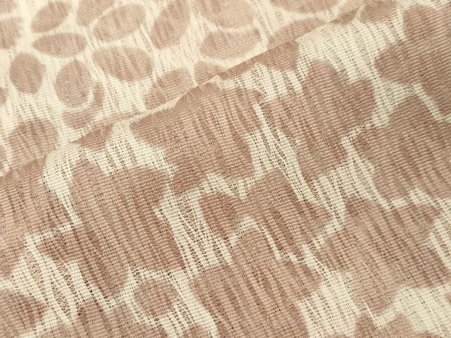 平和屋着物▽訪問着 無双 紗袷 紋紗×絽 道長舞花文 正絹 逸品