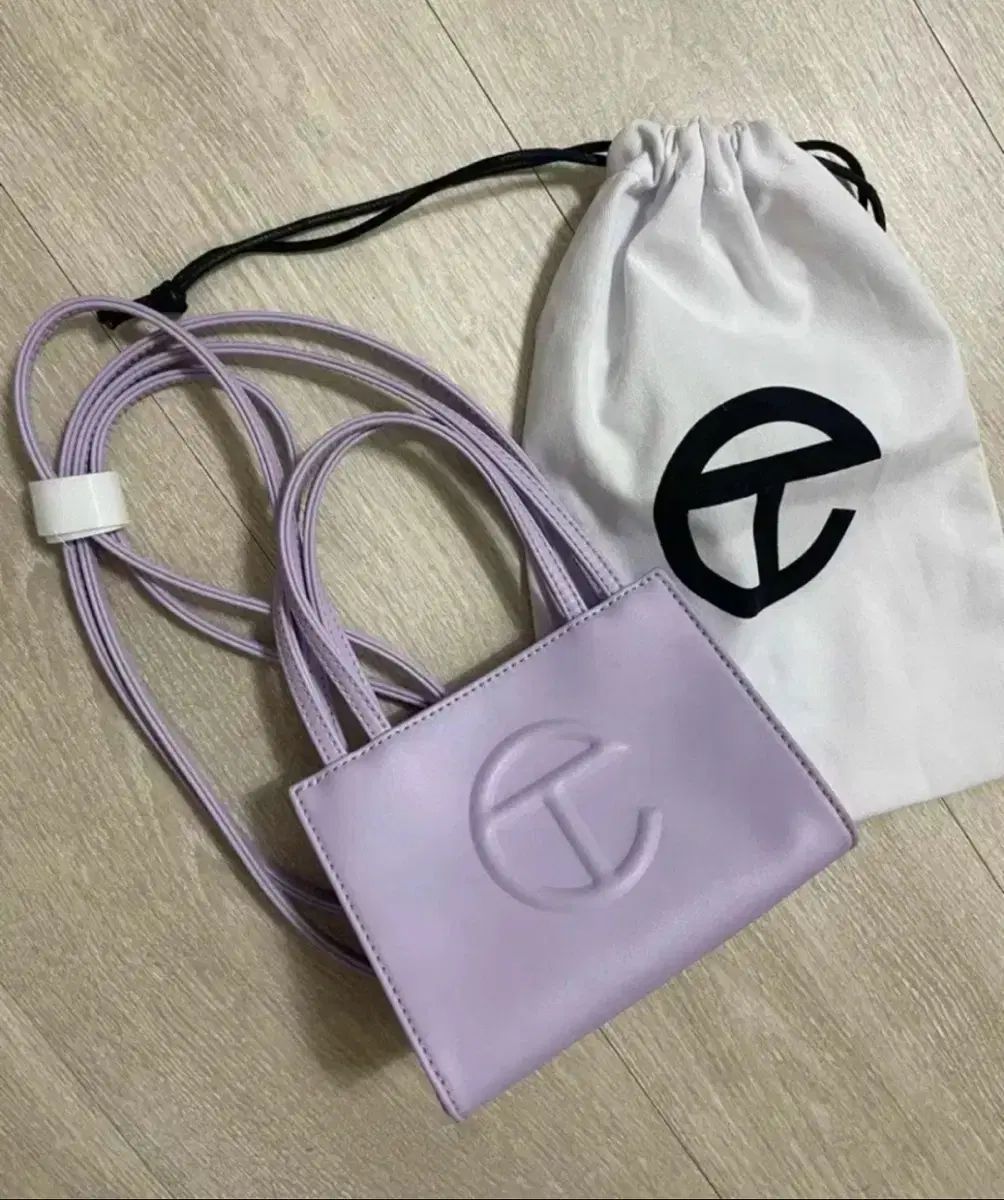 Telfa テルファー スモール ショッピングバッグ ラベンダー