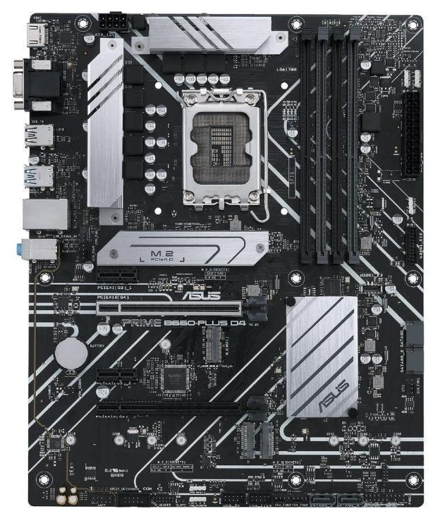 ASUS PRIME B660-PLUS D4 LGA 1700 DDR4 PCIe 4.0 ATX Motherboard