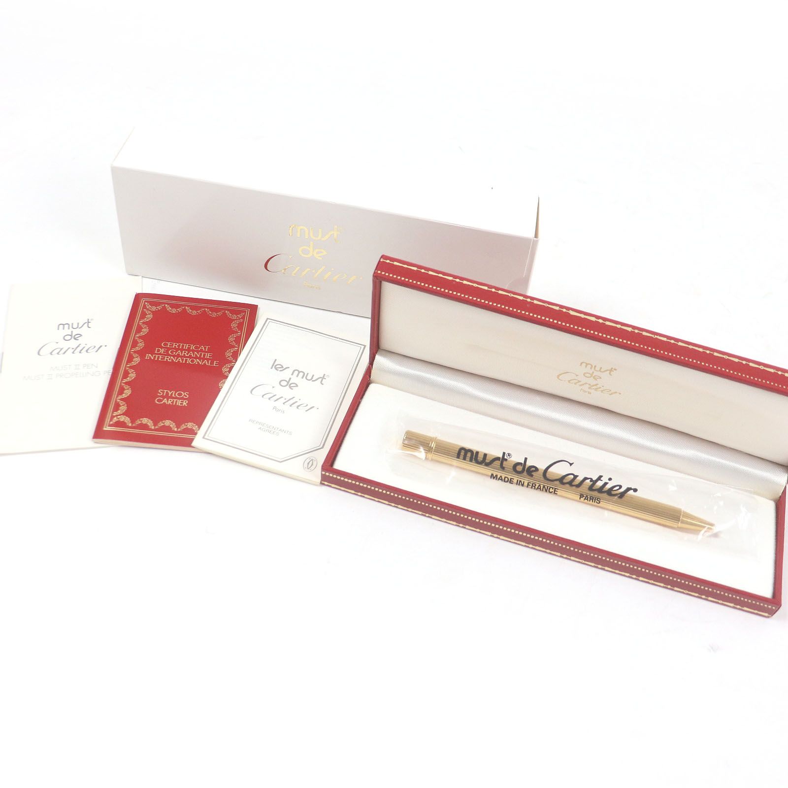 超美品 Cartier マスト ドゥ カルティエ ツイスト ボールペン Cartier（カルティエ） ボールペン マストドゥカルティエ ツイスト式