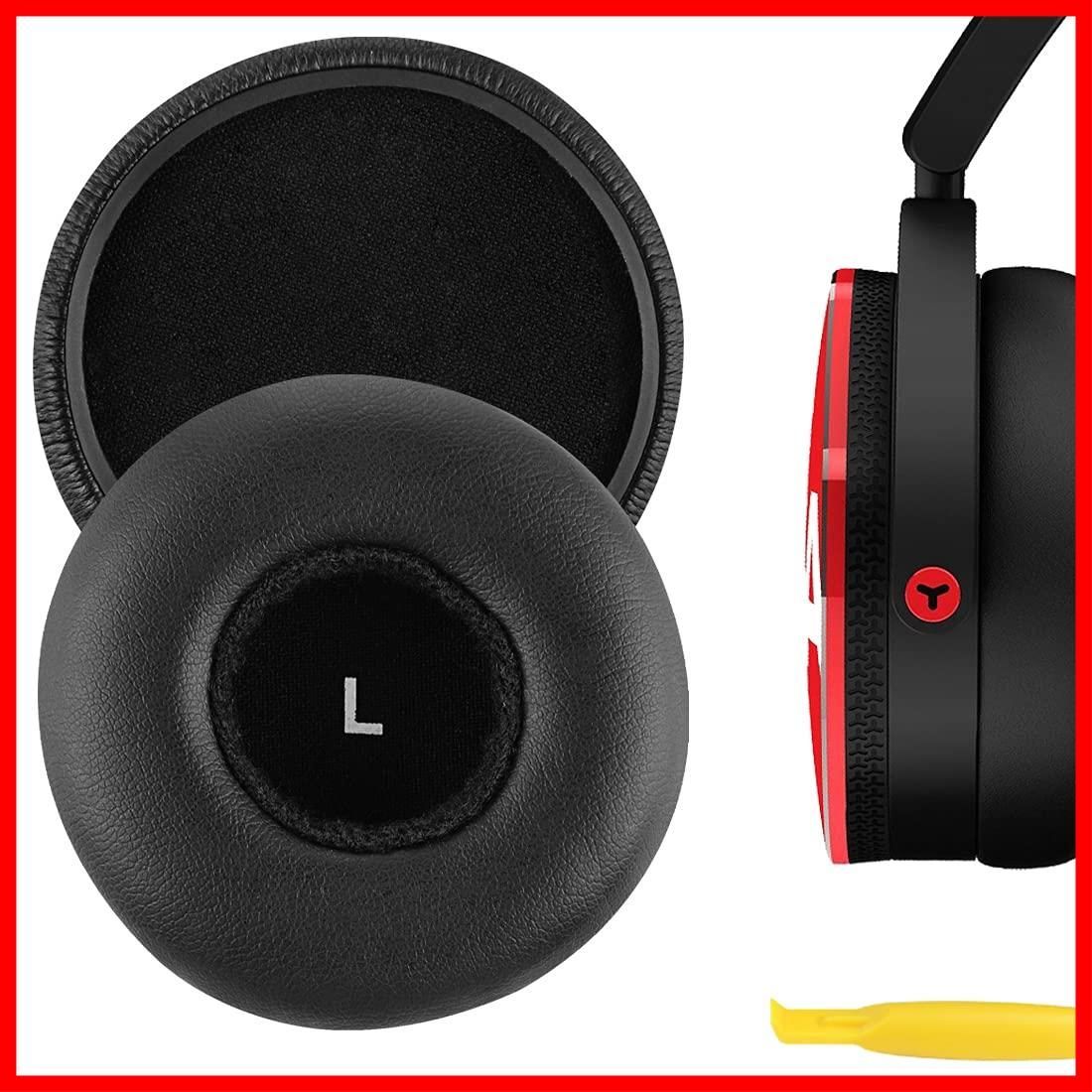 【クーポン有】パッド パッド ヘッドホンに対応 イヤー/イヤーカップ Y50 AKG アーカーゲー 互換性 (プロテインレザー/ブラック) QuickFit イヤーパッド Geekria
