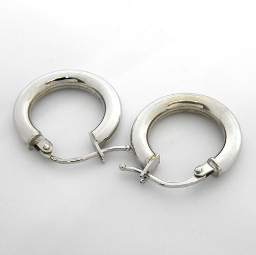 K18WG/フープピアス片耳用/中古 楽天市場】K18 K10 ユニセックス ミニ フープピアス 片耳用送料