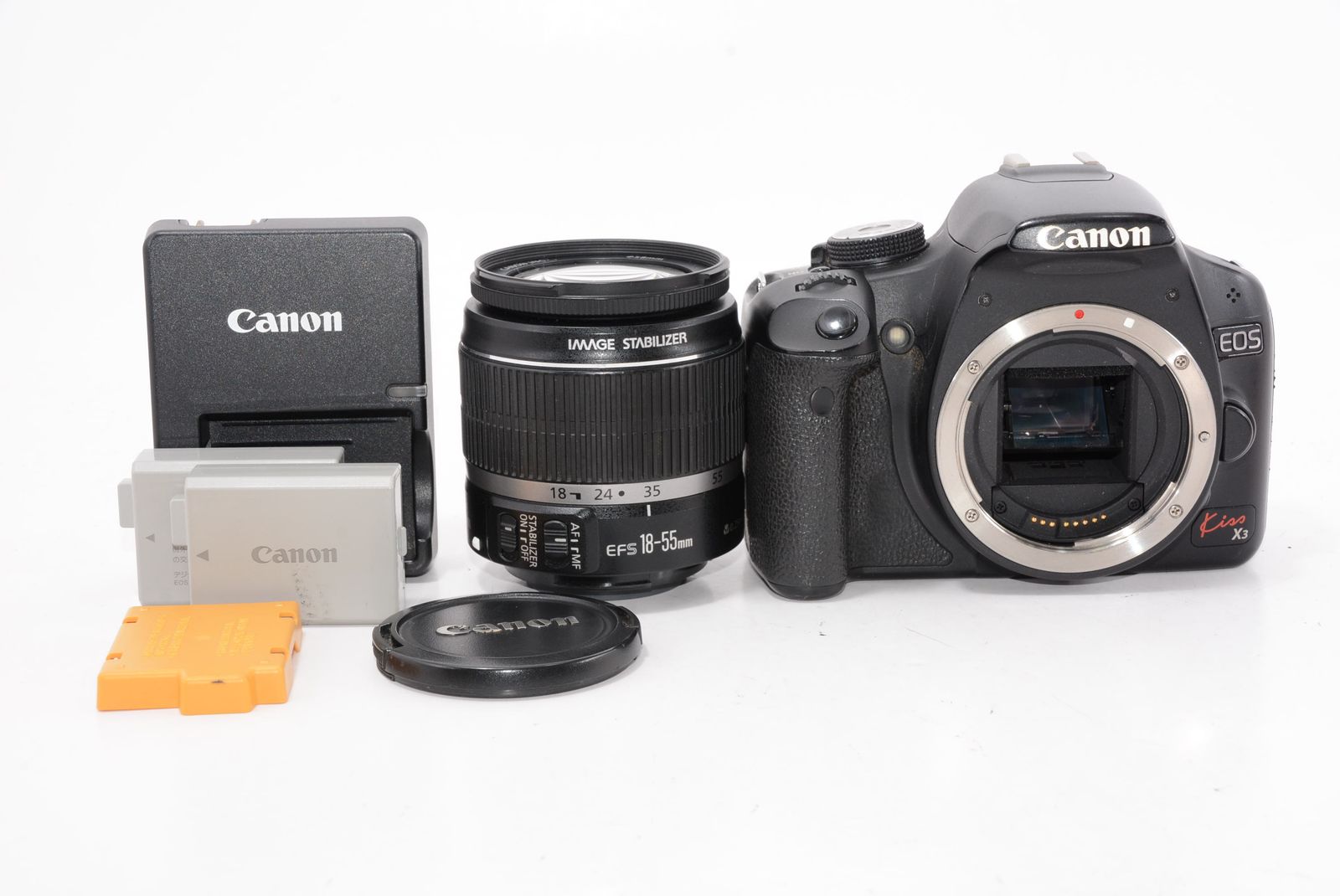 Canon デジタル一眼レフカメラ Kiss X3 レンズキット 百獣の買取王カメライオン メルカリ