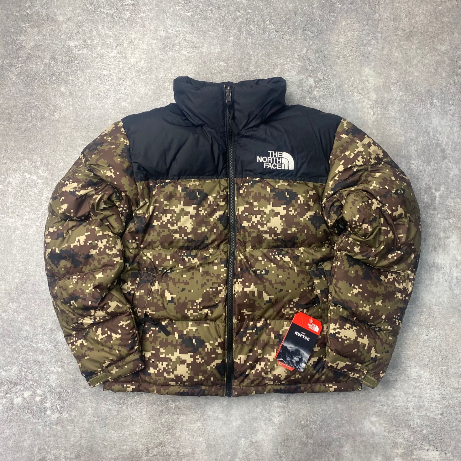 THE NORTH FACE ヌプシ カモ 迷彩 ダウンジャケット THE NORTH FACE ザ・ノース・フェイス ノースフェイス