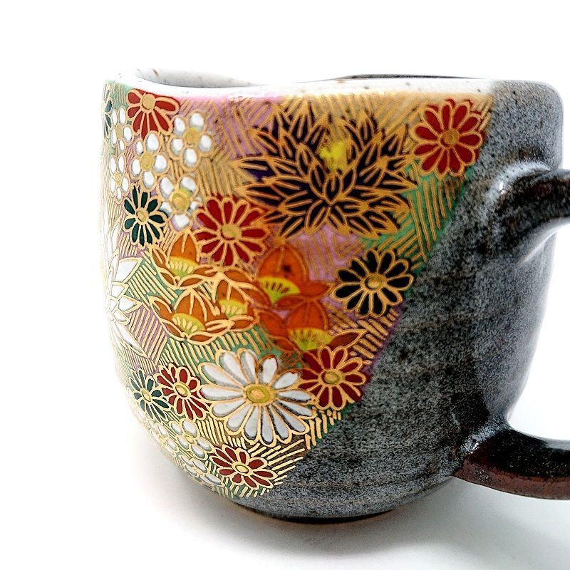 新品 九谷焼 マグカップ 金花詰 - メルカリ