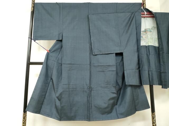 平和屋着物男性　本場大島紬　アンサンブル　100亀甲　総詰め　正絹　逸品　DAAL1069ma