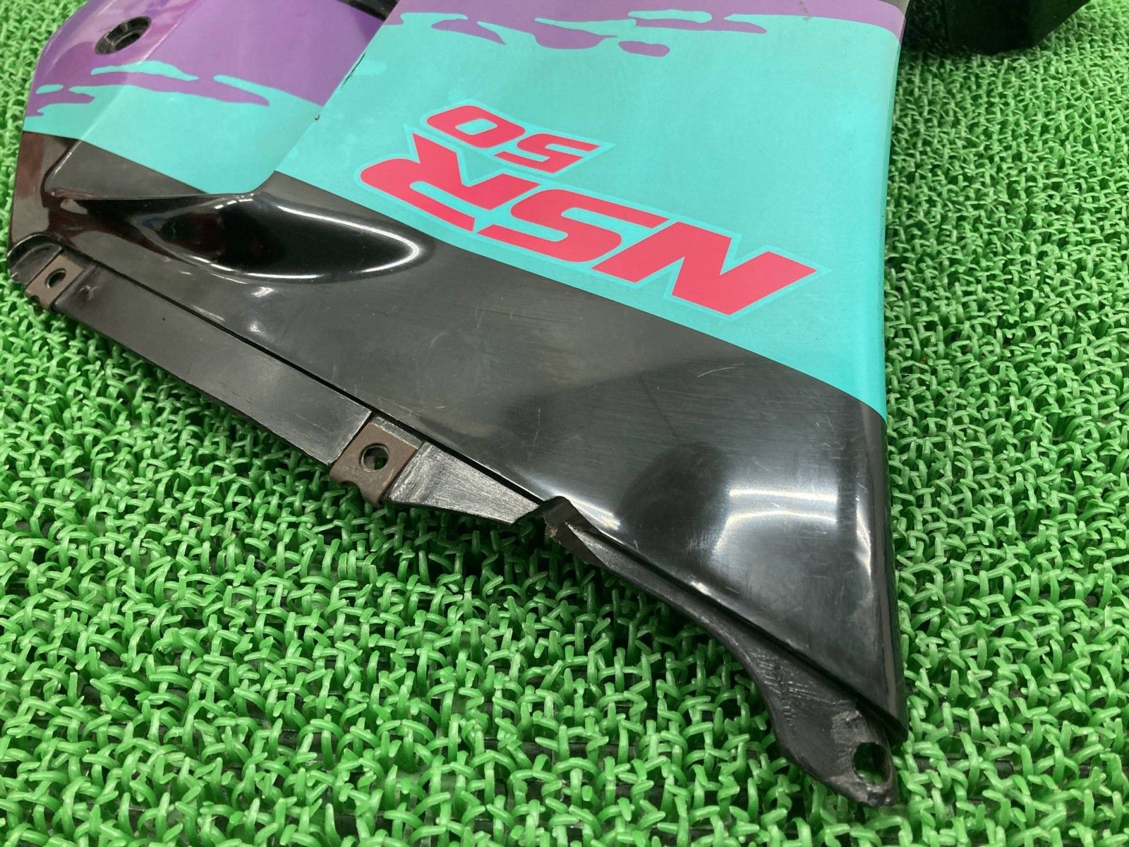 NSR50 サイドカウル 左 GT4 ホンダ 純正 バイク 部品 AC10 93年カラー Nチビ エヌチビ アンダーカウル 車検 Genuine lC