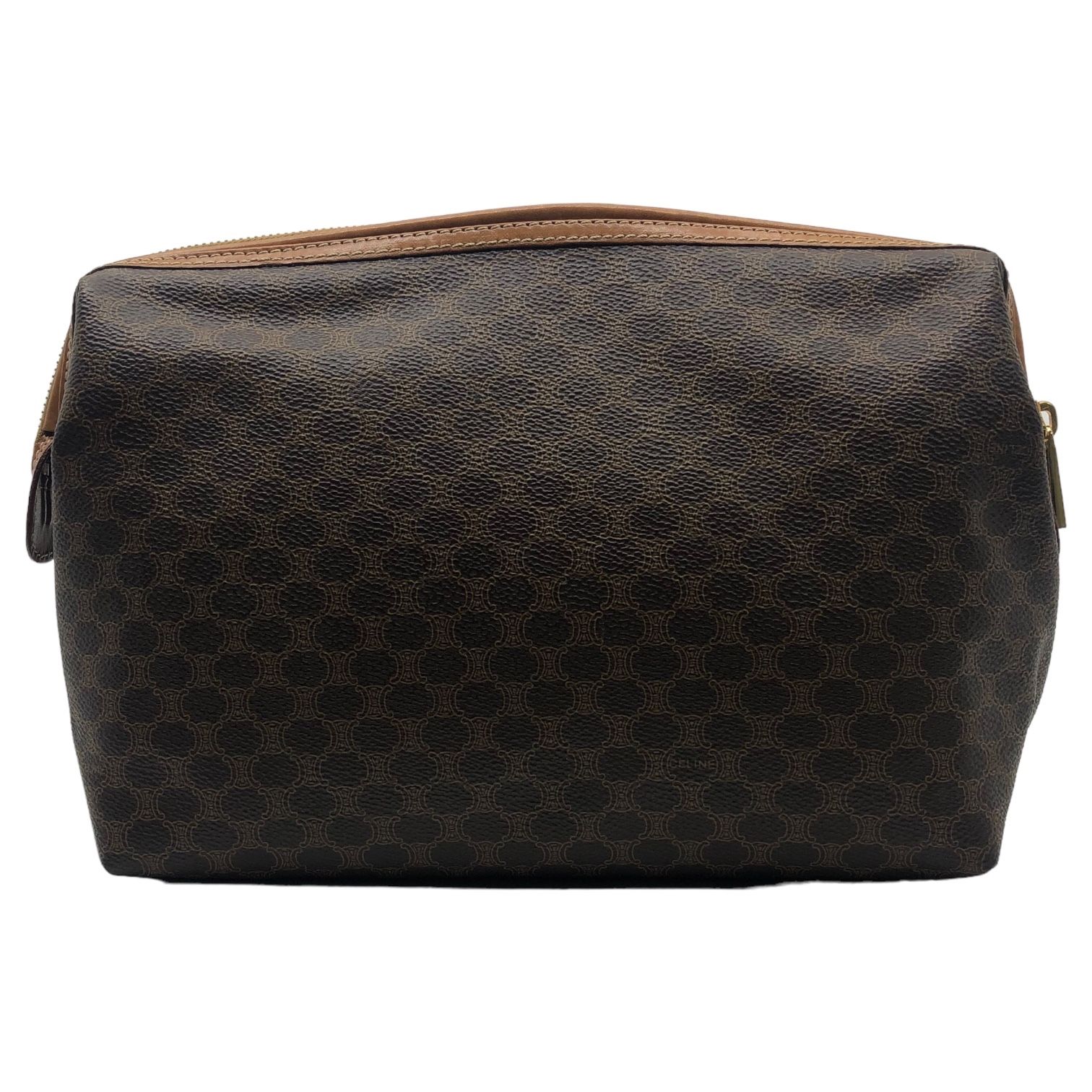 CELINE(セリーヌ) マカダム柄 セカンド バッグ ポーチ MC98/1 ブラウン 