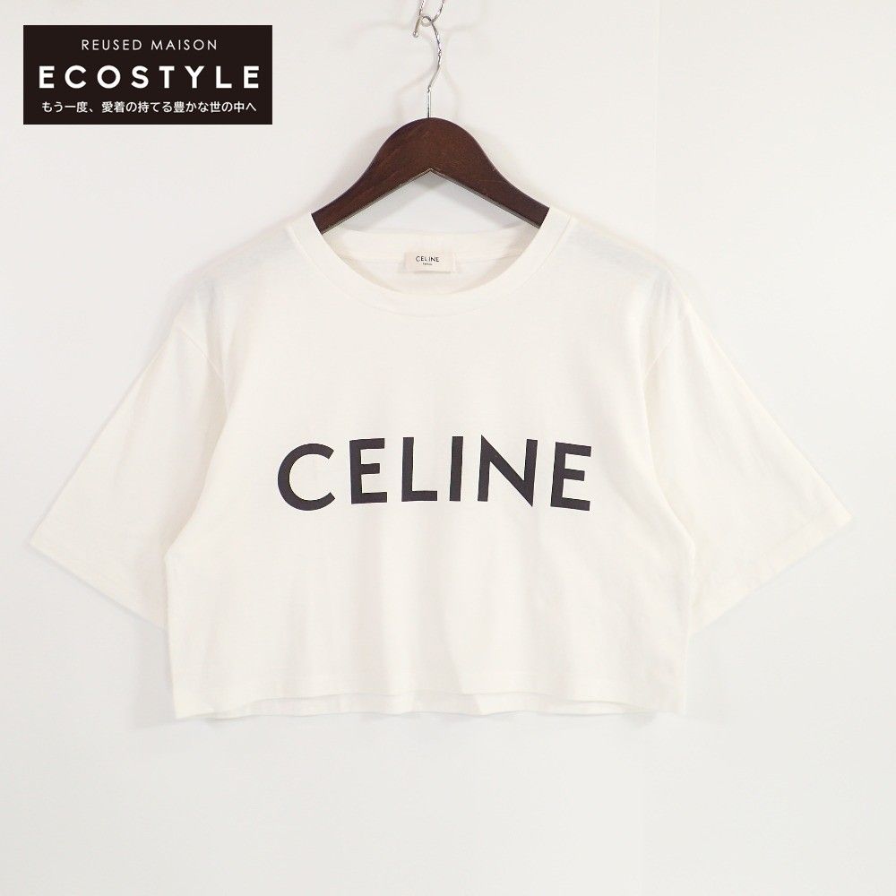 CELINE セリーヌ 【美品/国内正規】2X761671Q ロゴプリント クロップド