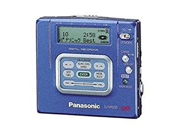 【中古品】Panasonic　パナソニック　SJ-MR220-A ブルー　ポータブルMDレコーダー　MD(中古品) 中古】 Panasonic パナソニック SJ-MR220-A ブルー ポータブルMD