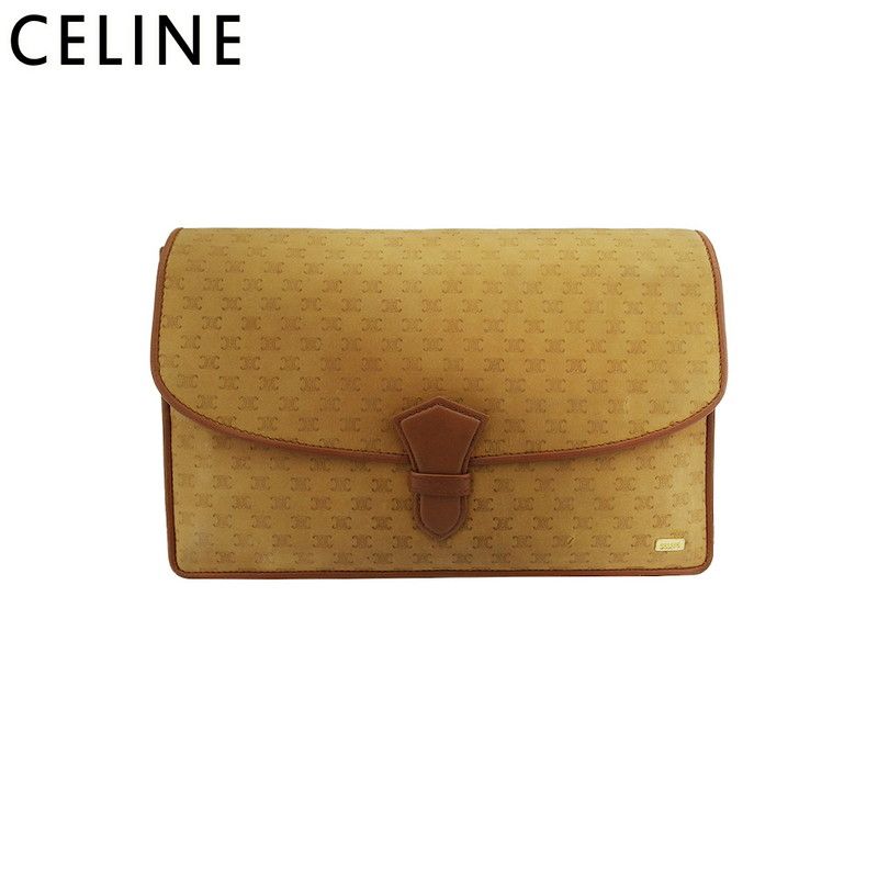 【美品！】CELINE オールドセリーヌ　クラッチバッグ　マカダム　ヴィンテージ セリーヌ(CELINE) 中古 ヴィンテージ クラッチバッグ | 通販