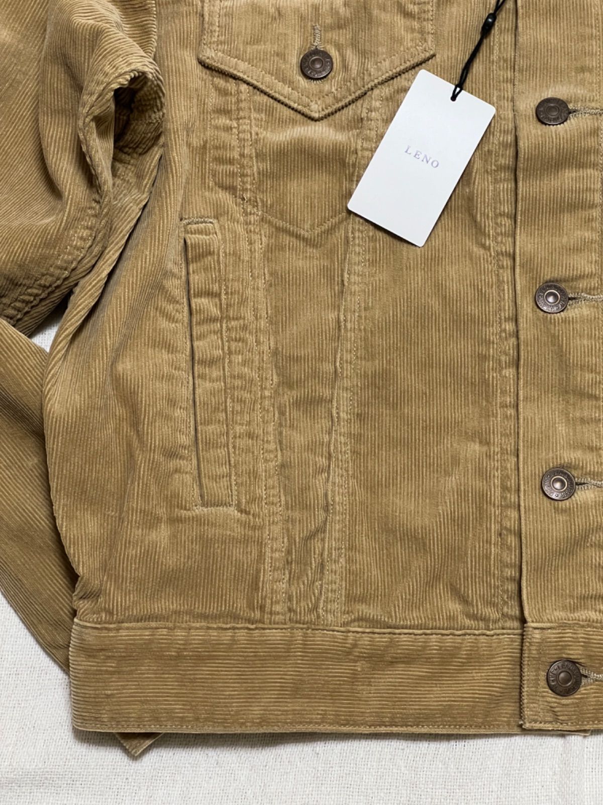 LENO（リノ）】 CORDUROY BIG TRUCKER JACKET / レディースsize01