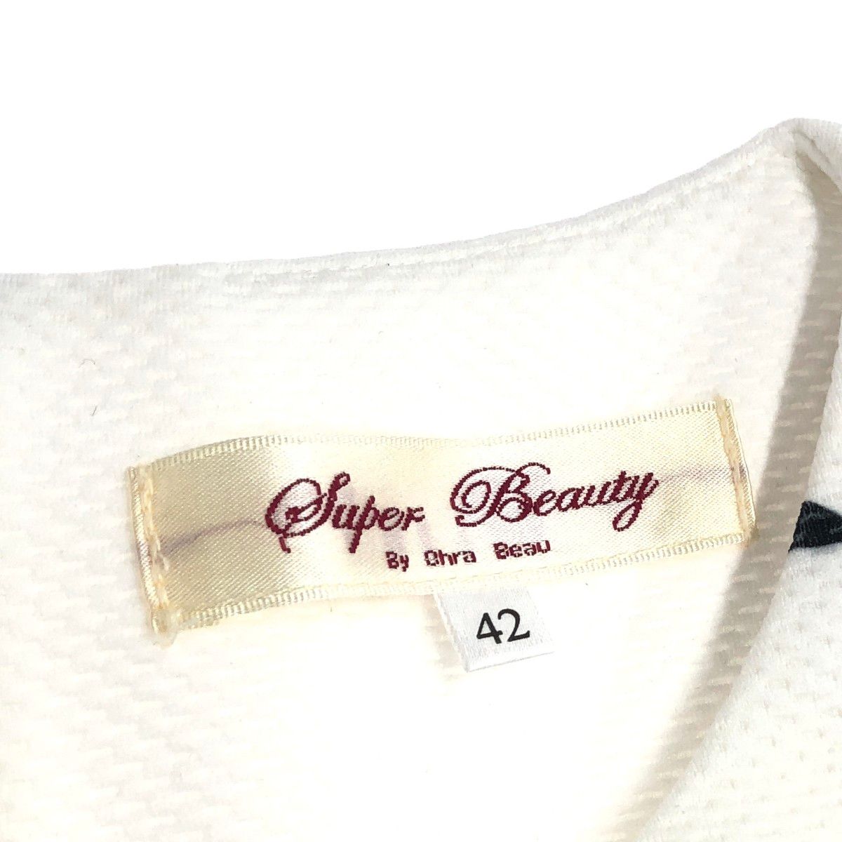 ☆ 極美品　Super beauty スーパービューティー　ノースリーブワンピ スーパービューティ JC ジェーシーインターナチョナル SALE通販