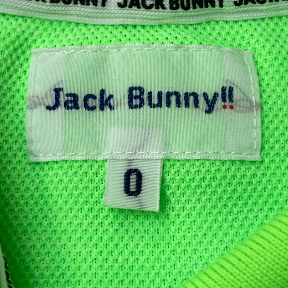 サイズ：0 JACK BUNNY ジャックバニー 2022年モデル 半袖ポロシャツ ロゴ グリーン系 [240101297309] ゴルフウェア レディース ストスト サイズ：0 JACK BUNNY ジャックバニー 2022年モデル 半袖