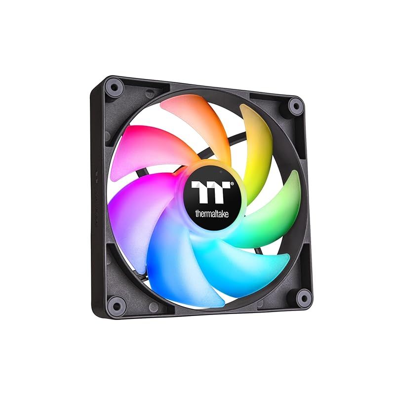 Thermaltake CT140 ARGB Sync PC Cooling Fan Black (2ファンパック) ARGB対応 140mm PCケースファン ブラック CL-F150-PL14SW-A FN2002 0
