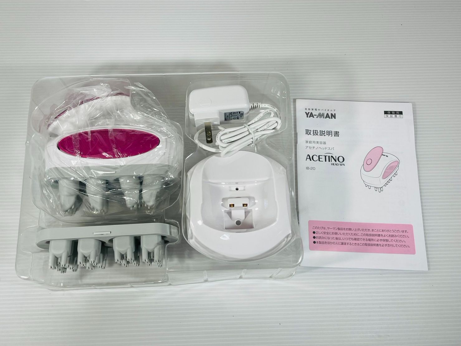 ヤーマン(正規品)アセチノヘッドスパ/ピンク 【新品】ヤーマン YA-MAN